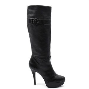Guess Picalo Knee High Heeled Boots 8